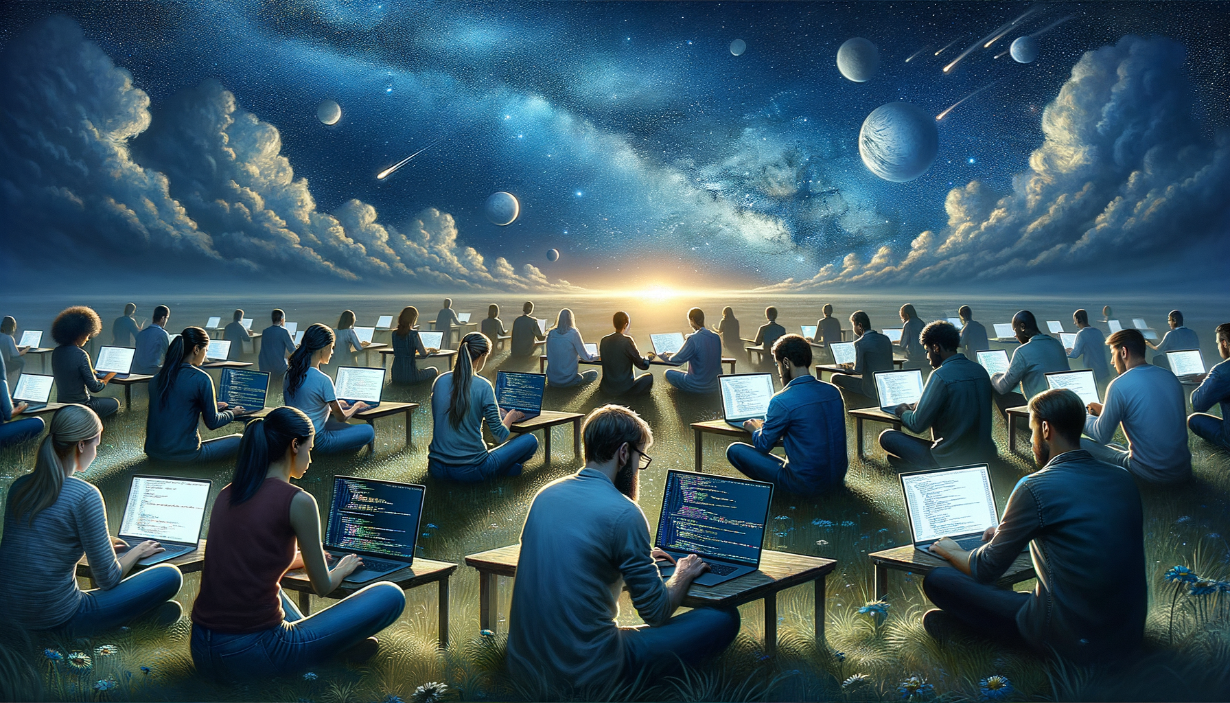 coding under the sky