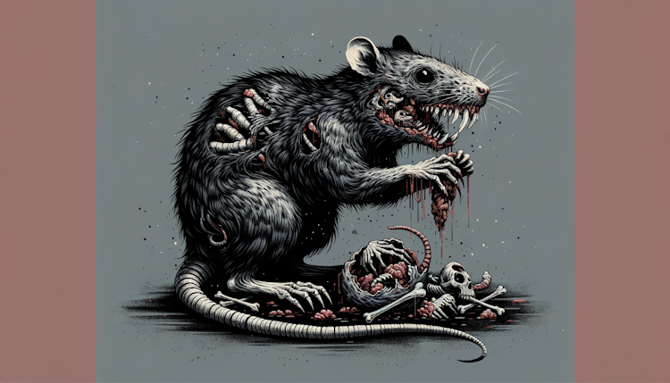 变异的老鼠吃同类