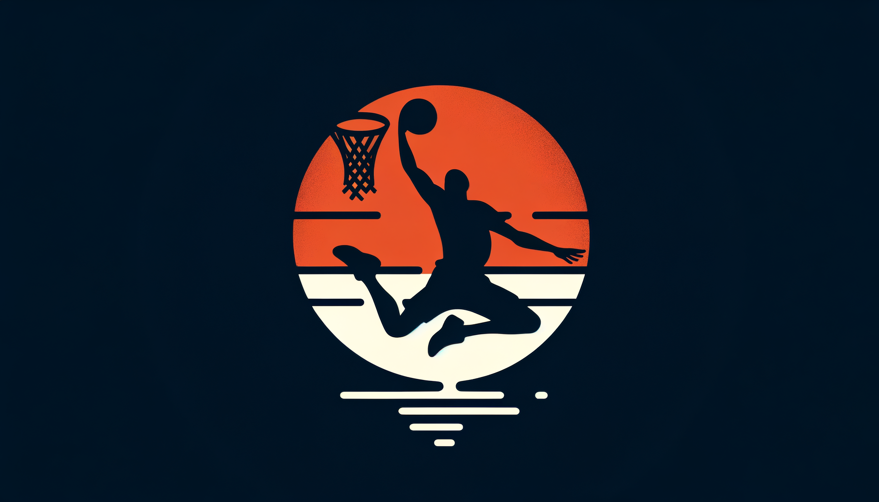Minimalist, black background, Jordan logo
