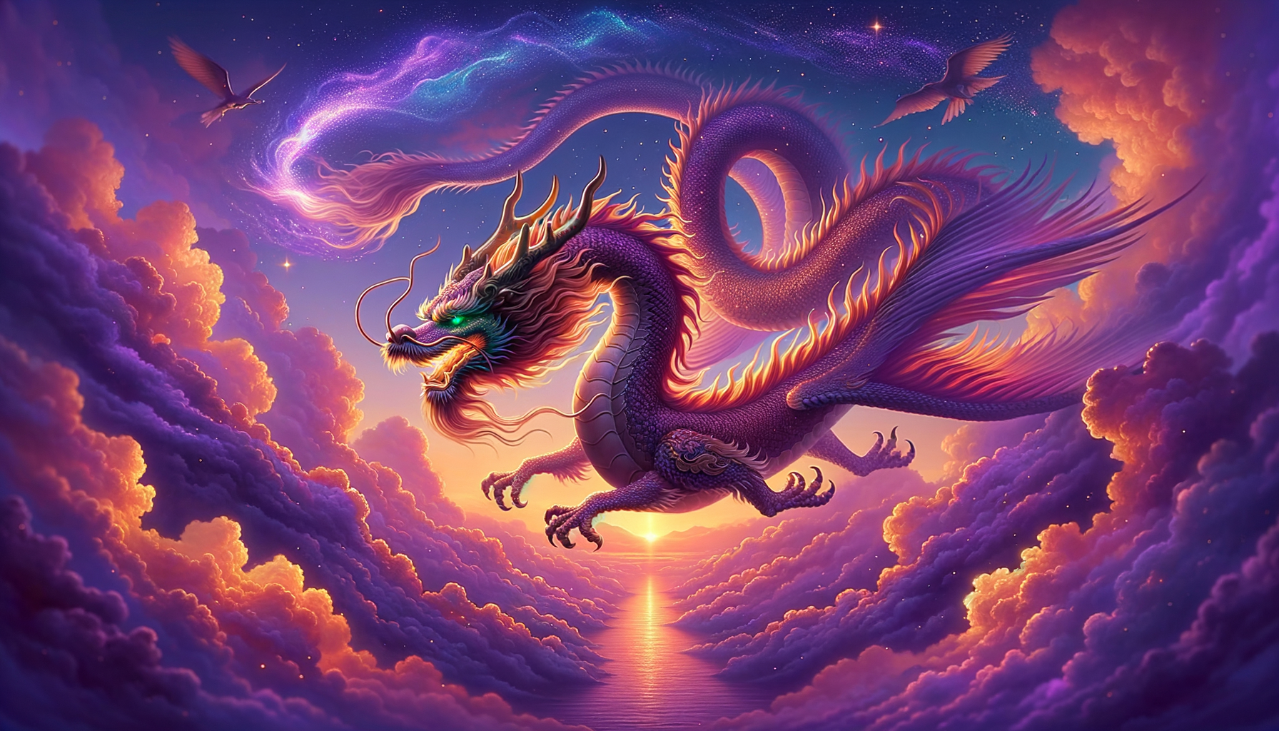 flying chinese dragon